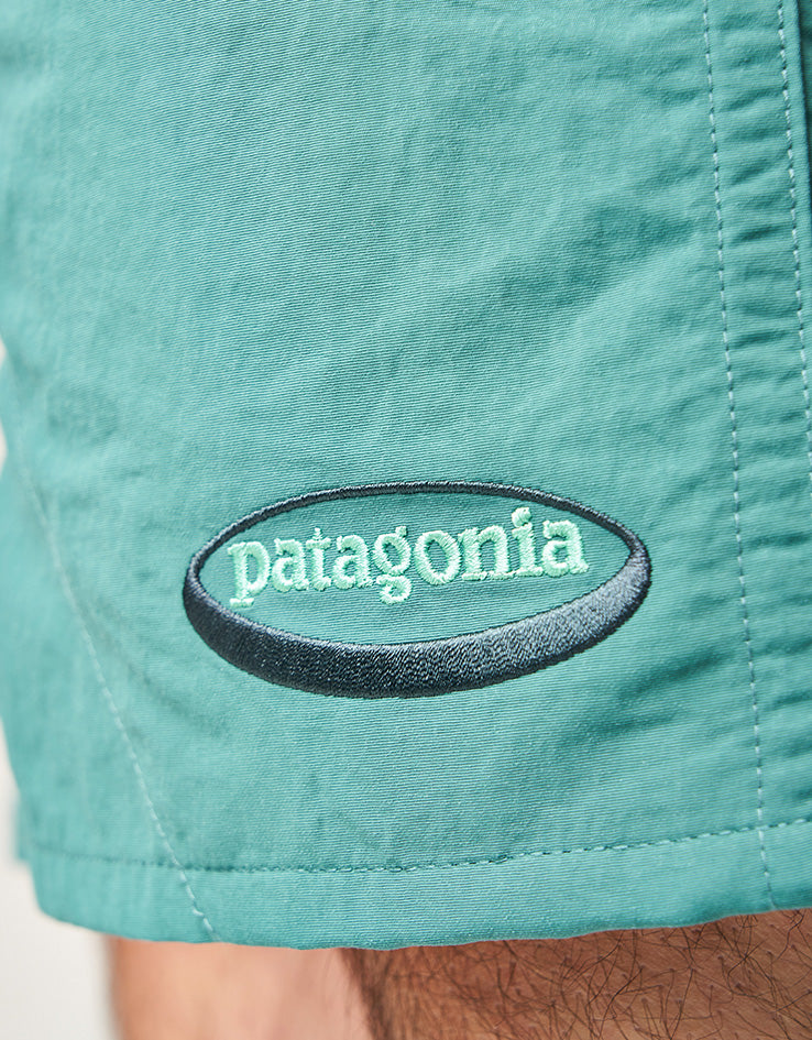 Patagonia Baggies 5" Shorts - '95 Oval Logo: Gem Green