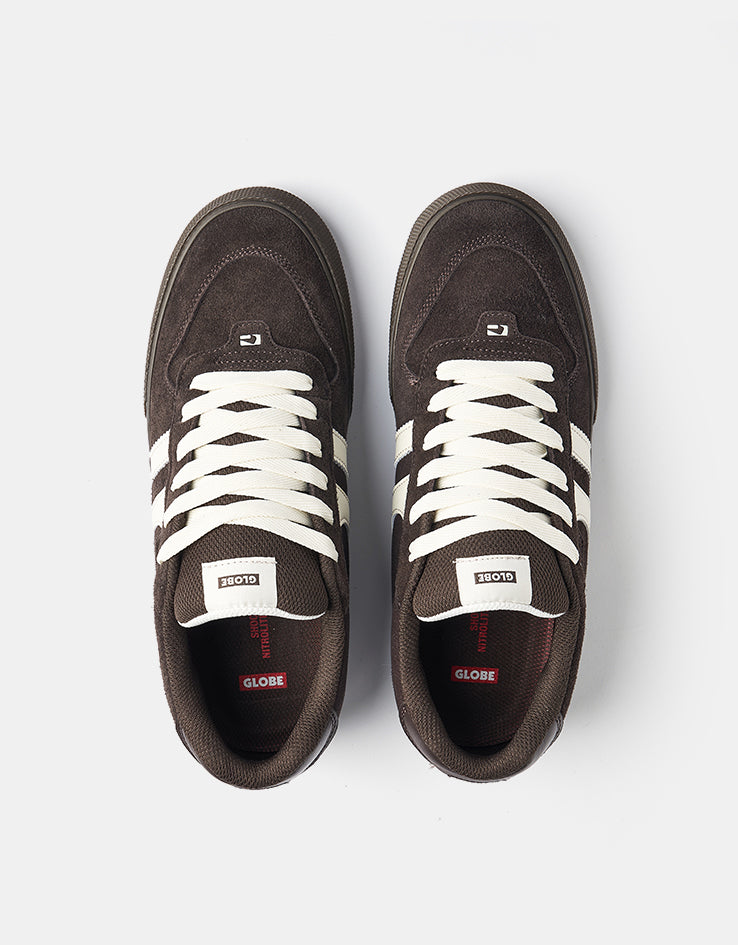 Globe Encore-2 Skate Shoes - Brown/Dark Gum