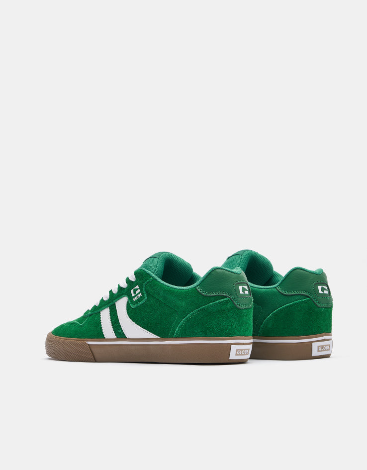 Globe Encore-2 Skate Shoes - Green/White/Gum