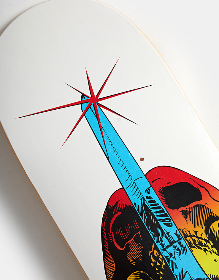 Powell Peralta Skull & Sword Yellow Fade 243 Skateboard Deck - 8.25"