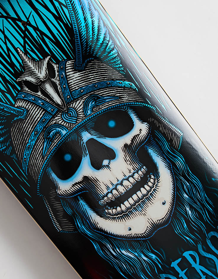 Powell Peralta Anderson Heron Skull Blue Foil 289 Skateboard Deck - 8.45"
