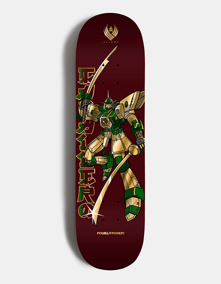 Powell Peralta Caballero Gundam FLIGHT 243 Skateboard Deck - 8.25"