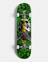 Powell Peralta Skull & Sword Green Complete Skateboard - 8"