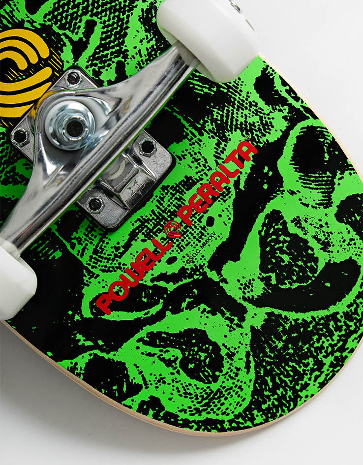 Powell Peralta Skull & Sword Green Complete Skateboard - 8"