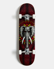 Powell Peralta Vallely Elephant Burgundy Complete Skateboard - 8"