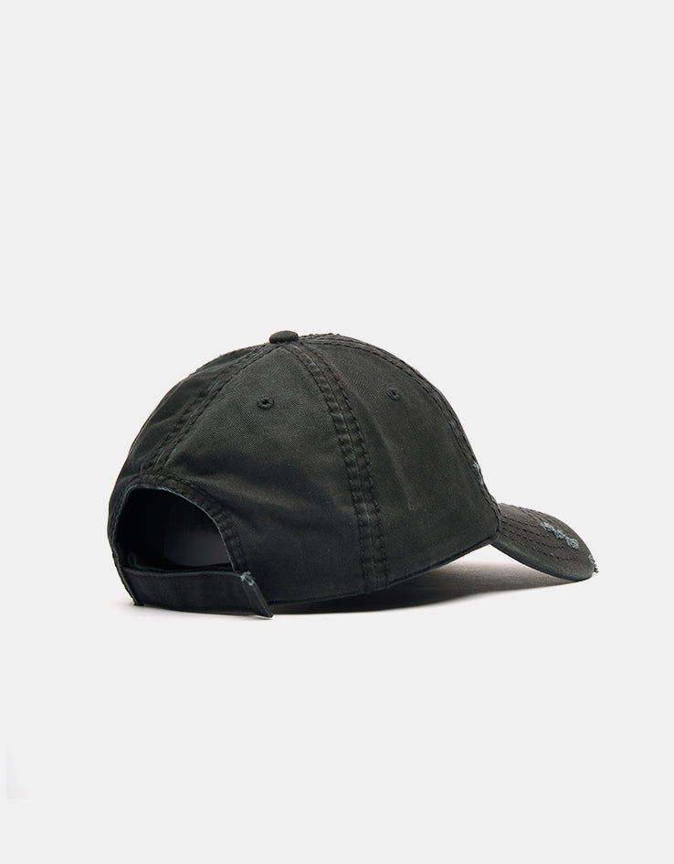 Welcome Distressed Vamp Cap - Black