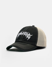 Welcome Barb Trucker Cap - Black/White