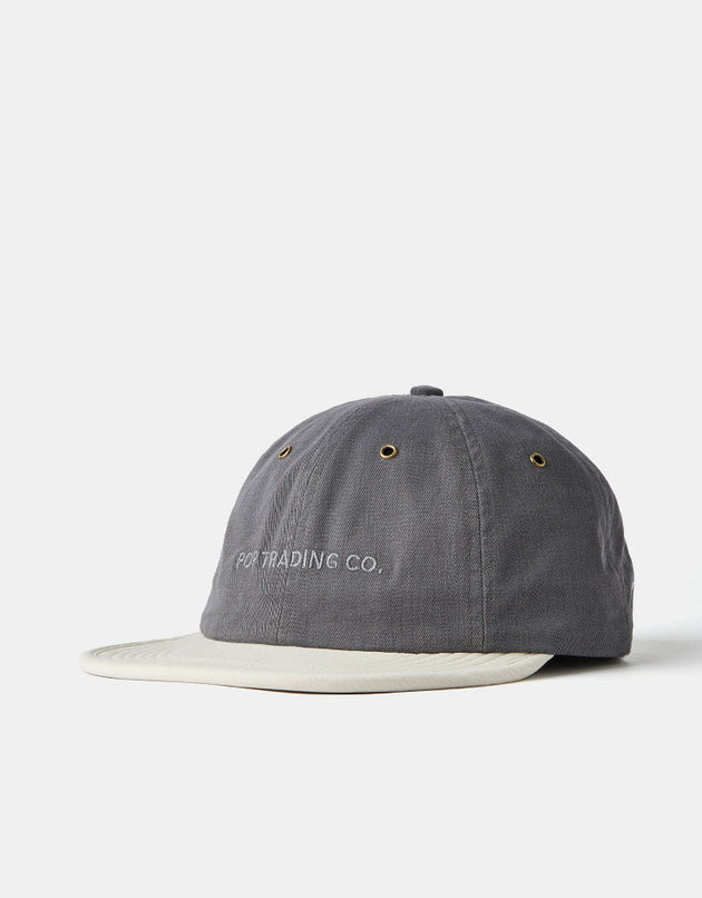 Pop Trading Company 2 Tone Flexfoam Cap - Charcoal/Off White