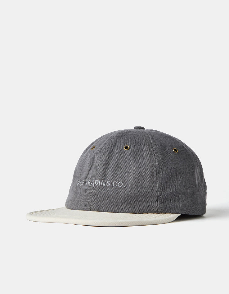 Pop Trading Company 2 Tone Flexfoam Cap - Charcoal/Off White
