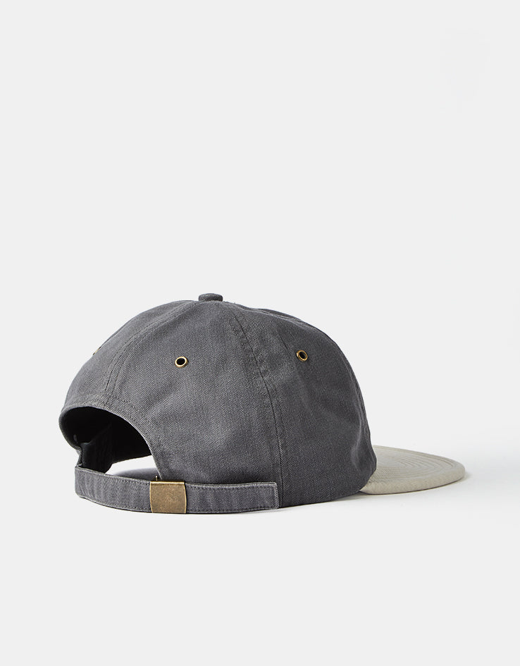 Pop Trading Company 2 Tone Flexfoam Cap - Charcoal/Off White