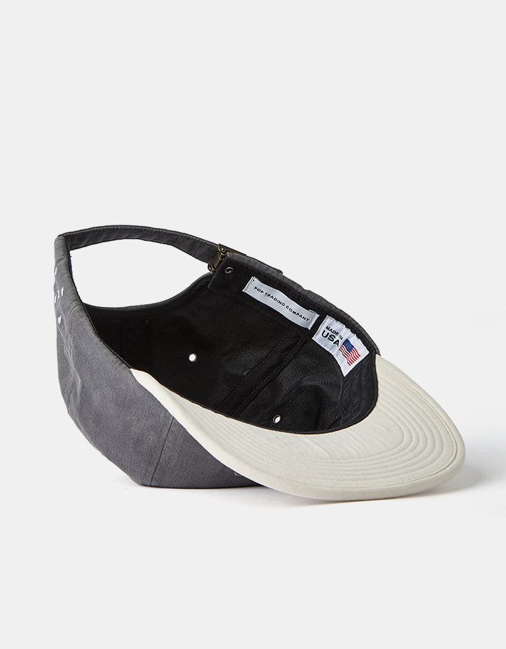 Pop Trading Company 2 Tone Flexfoam Cap - Charcoal/Off White