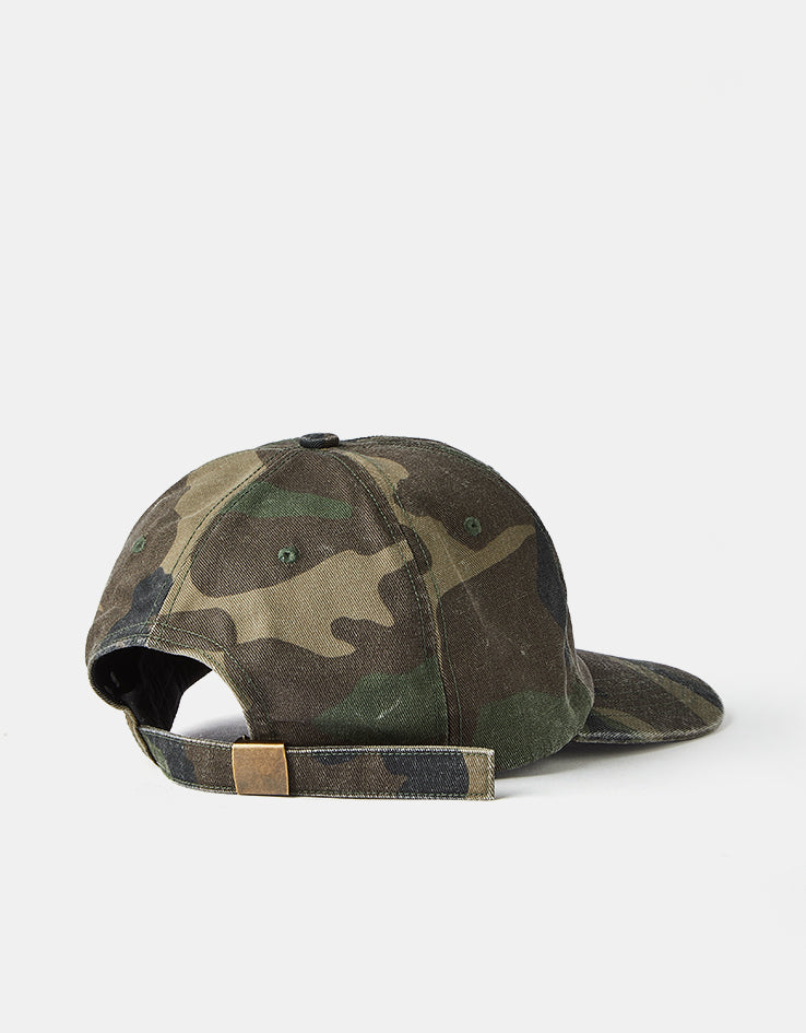 Pop Trading Company O Six Panel Cap - Camo/Charcoal