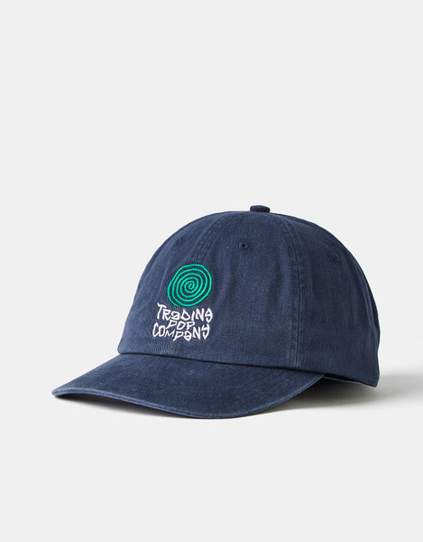 Pop Trading Company Block Six Panel Cap - Navy – Route One