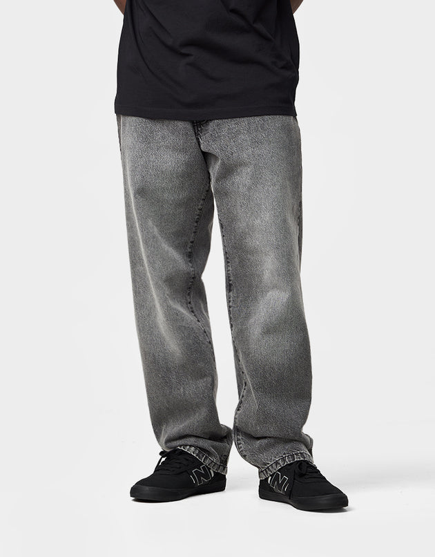 Pop Trading Company Drs Denim Pants - Light Grey Denim