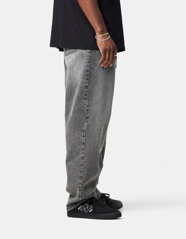 Pop Trading Company Drs Denim Pants - Light Grey Denim