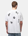 Pop Trading Company Stamp T-Shirt - White