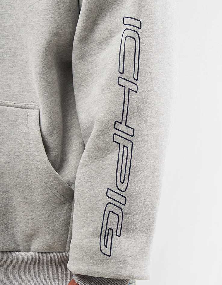 ICHPIG Emblem 1/4 Zip - Grey Marle
