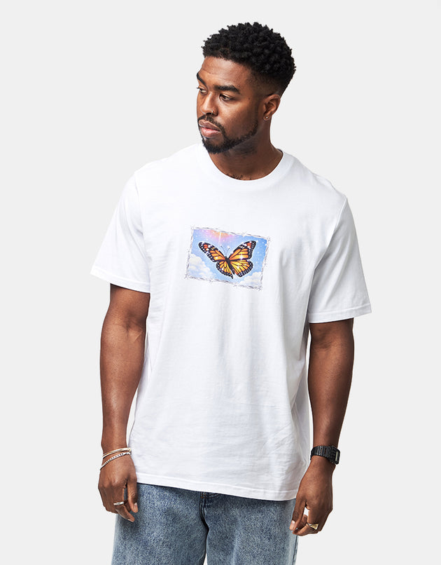 Route One Floating Points Organic T-Shirt - White