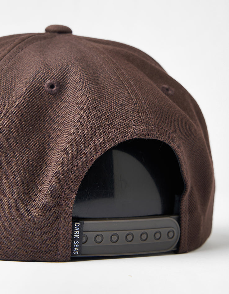 Dark Seas Corral Snapback Cap - Brown