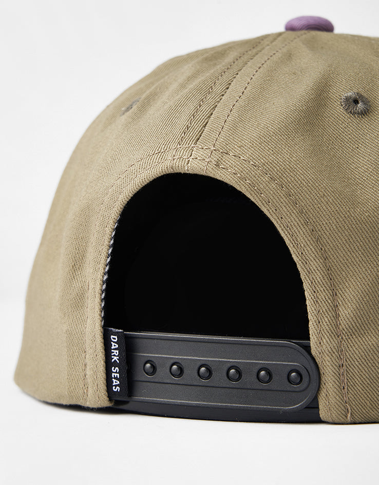 Dark Seas Memorial Snapback Cap - Olive