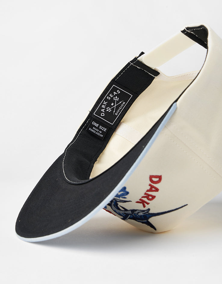 Dark Seas Vapor Snapback - White/Light Blue