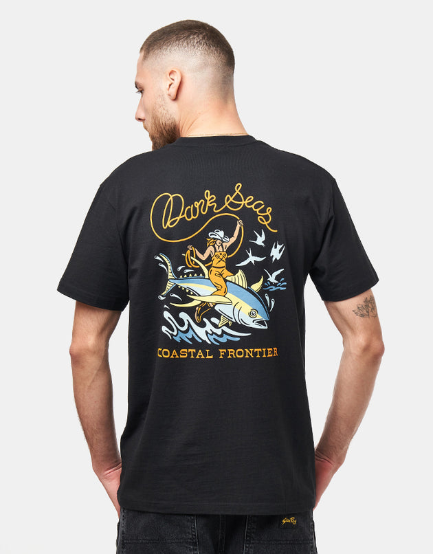 Dark Seas Ride 'Em Wet T-Shirt - Heather Black