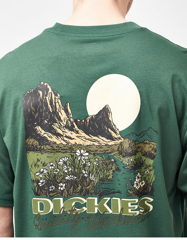 Dickies Roaming Shores T-Shirt - Pine Needle Green