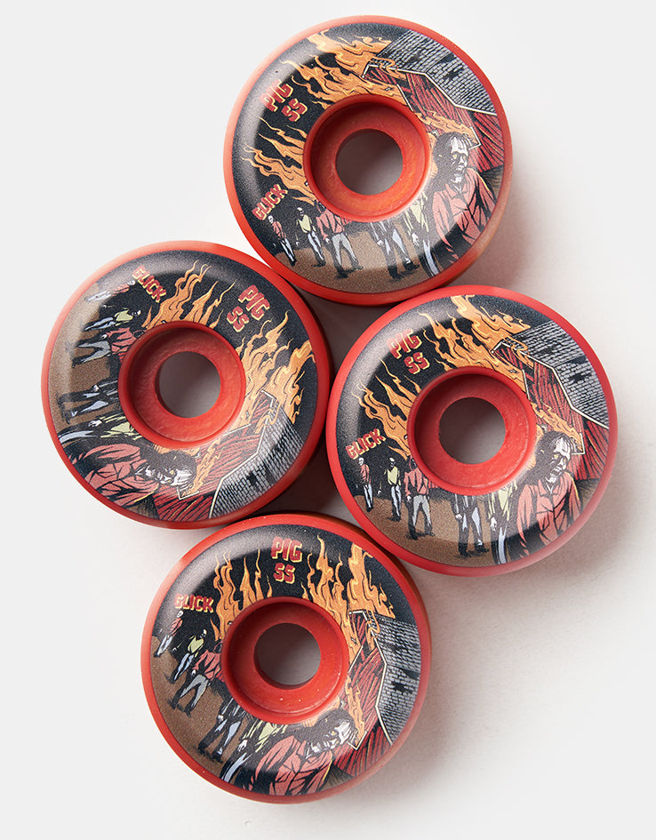 Pig Glick Apocolypse 97a Cube Shape Skateboard Wheels - 55mm