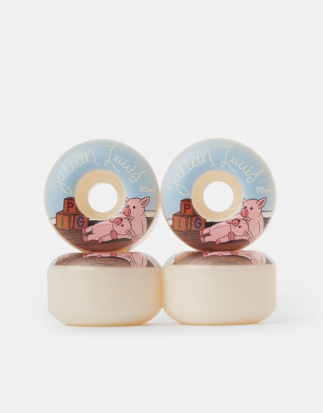 Pig Lewis Piggie 97a Skateboard Wheels - 55mm