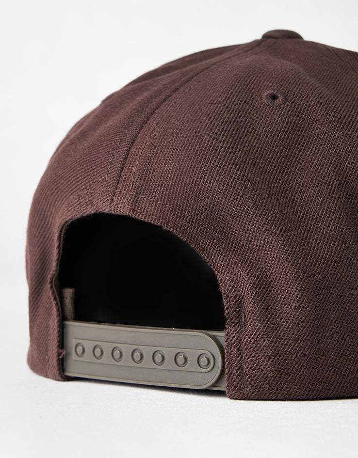 Brixton Oath III Snapback Cap - Pinecone Brown/Brown Suede