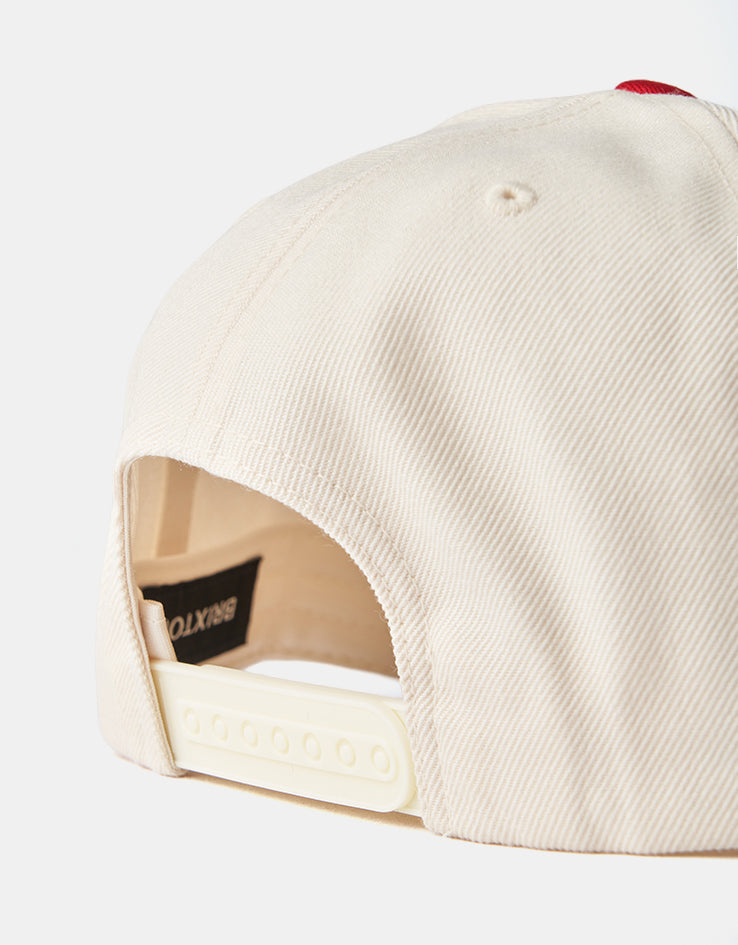 Brixton Oath III Snapback Cap - Whitecap/Adrenaline Rush