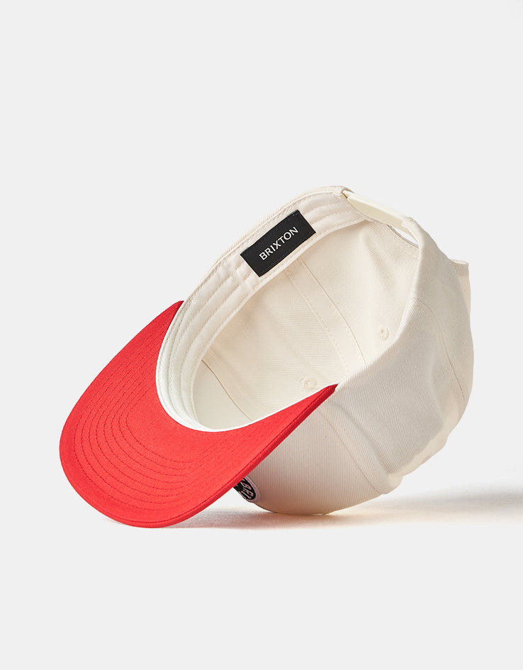 Brixton Oath III Snapback Cap - Whitecap/Adrenaline Rush