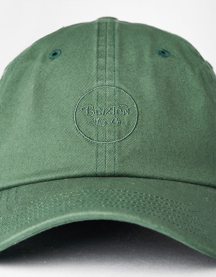 Brixton Wheeler Cap - Trekking Green Vintage Wash