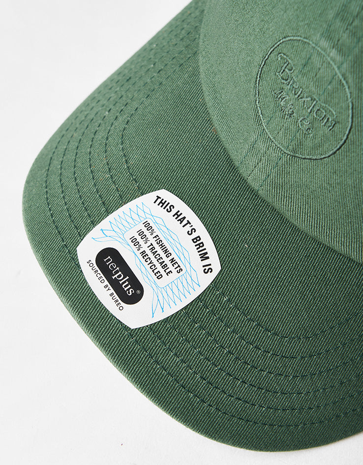 Brixton Wheeler Cap - Trekking Green Vintage Wash