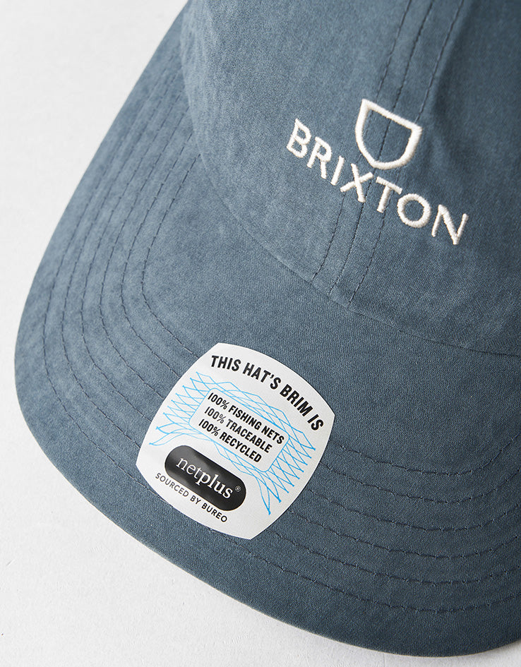 Brixton Alpha NetPlus® Low Profile Cap - Borrowed Blue Brushed Satin