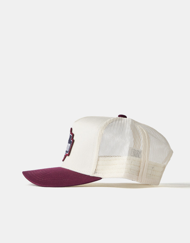 Brixton Genuine Trucker Cap - Off White/Port