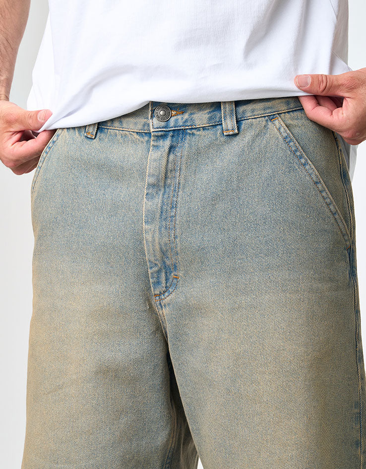 Route One Super Baggy Jorts - Sandblasted Blue