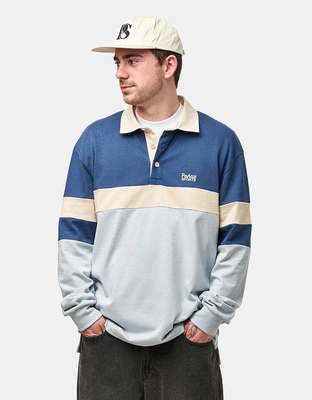 Parlez Plaza Rugby Shirt - Lagoon