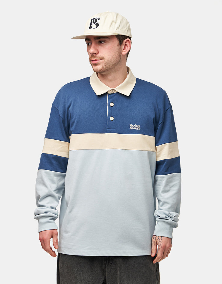 Parlez Plaza Rugby Shirt - Lagoon
