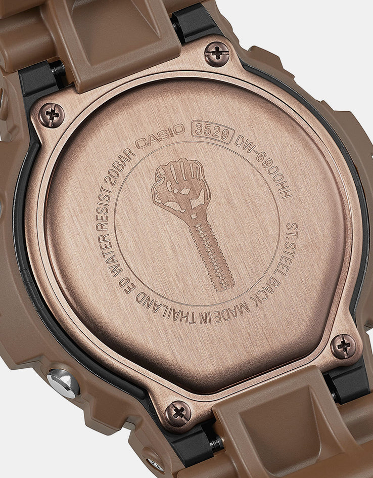 G-Shock x Hardies NYC Limited Edition DW-6900HH-5JR Watch - Brown