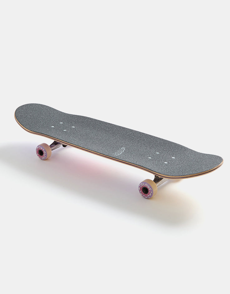 Globe Peace Man Kids Wide Mid Complete Skateboard - 8.25"