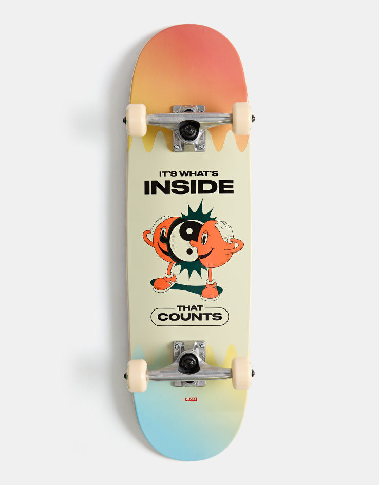 Globe Inner Balance Kids Wide Mid Complete Skateboard - 8.25"