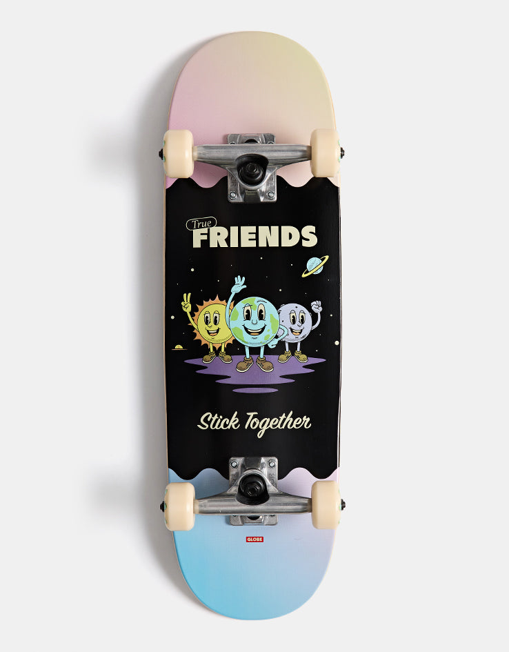 Globe True Friends Kids Wide Mini Complete Skateboard - 7.9"