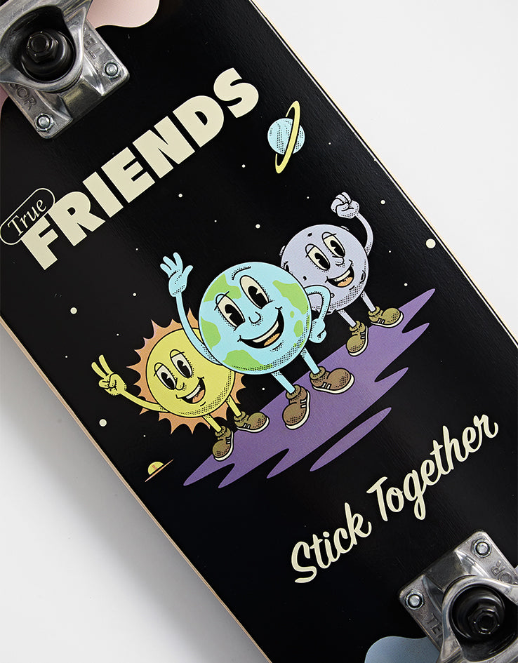 Globe True Friends Kids Wide Mini Complete Skateboard - 7.9"