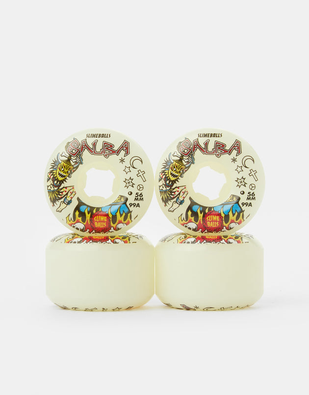 Slime Balls Salba Witch Doctor Reissue Chubbies 99a Skateboard Wheels - 56mm