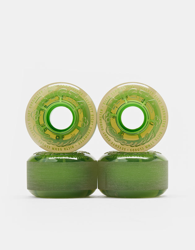 Ricta Clouds Transparent 78a Skateboard Wheels - 55mm