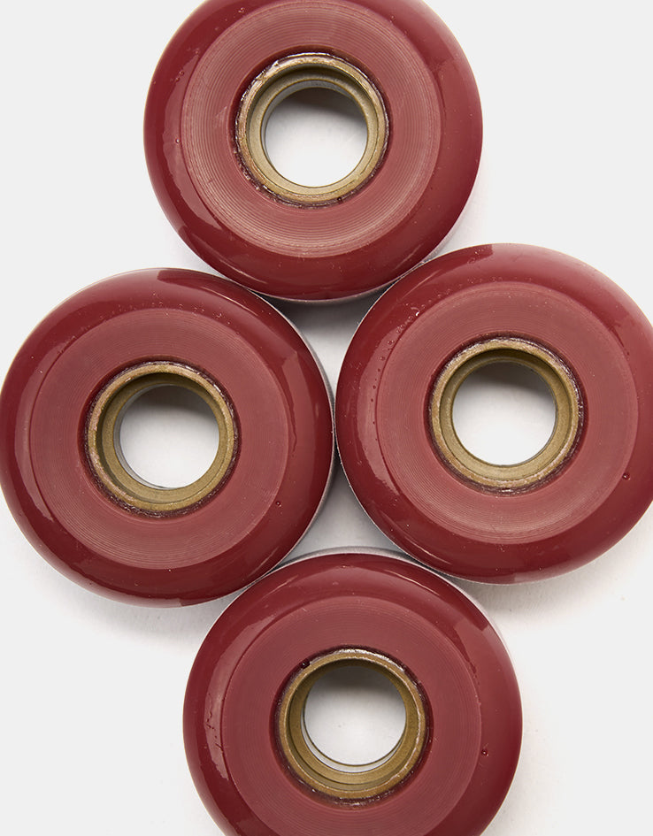 Ricta Clouds 92a Skateboard Wheels - Maroon/Gold