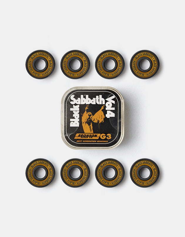 Bronson Speed Co. x Black Sabbath G3 Skateboard Bearings