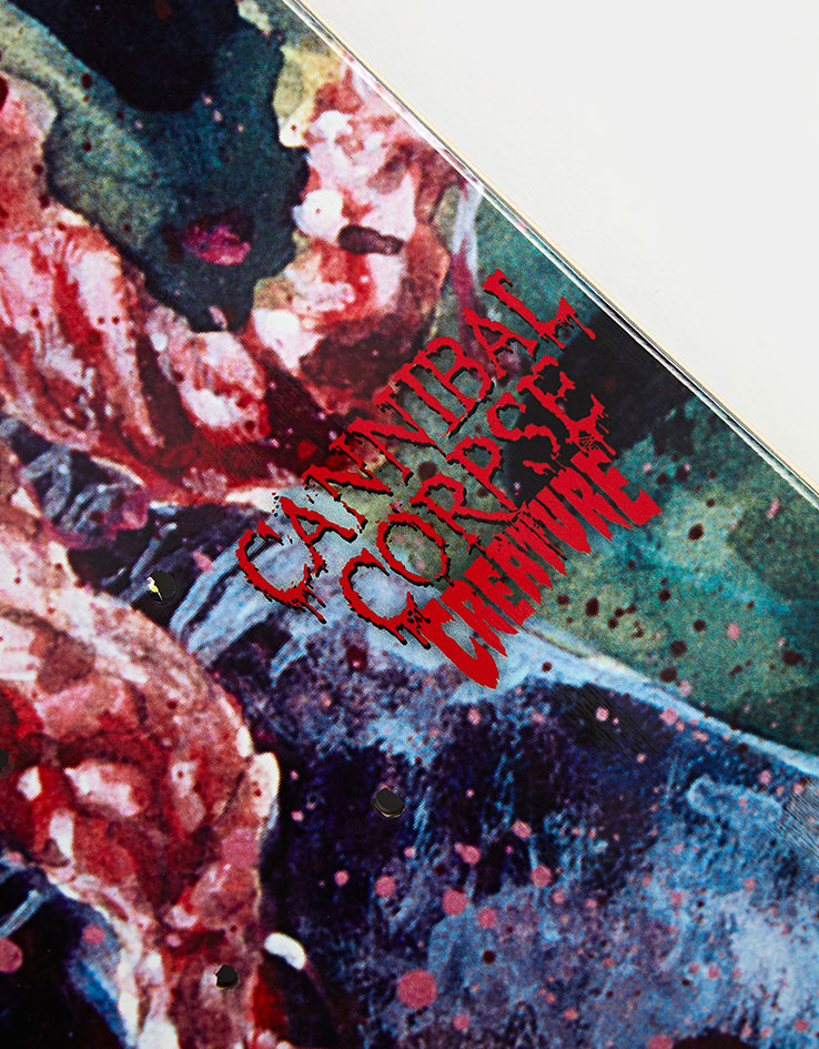 Creature x Cannibal Corpse Eaten Back to Life Skateboard Deck - 9.34"