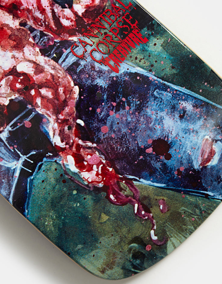 Creature x Cannibal Corpse Eaten Back to Life Skateboard Deck - 9.34"